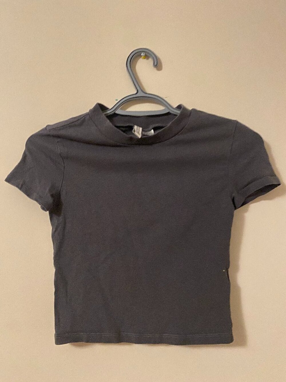 dark grey baby tee
